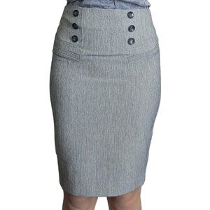 Macy's BCX Junior's Grey Officewear Pencil Skirt